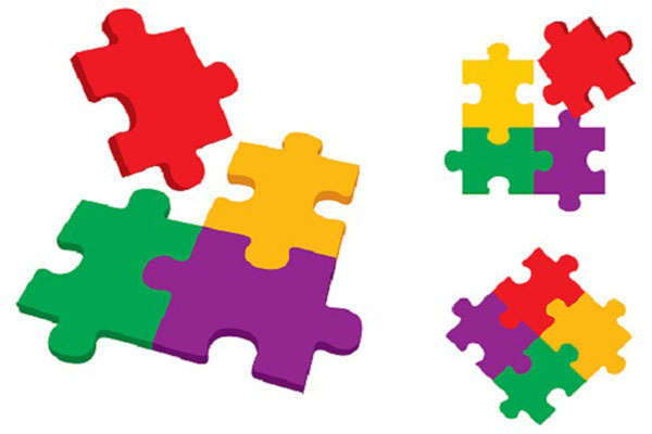 Vector illustration of colorful puzzle pieces The Byzantine Generals Problem and AI Autonomous Cars 1