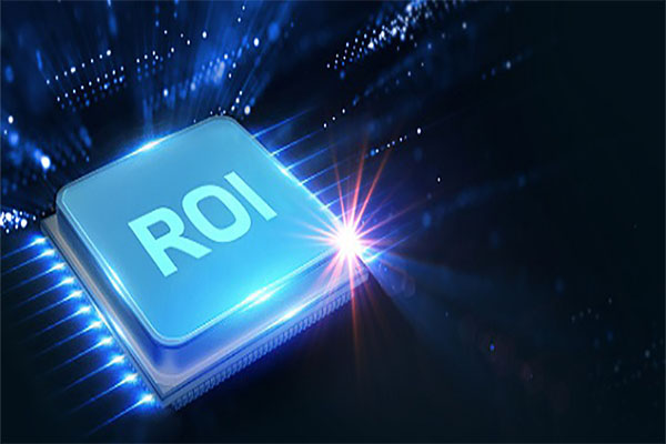 Business, Technology, Internet and network concept. ROI Return on Investment Finance Profit Success.