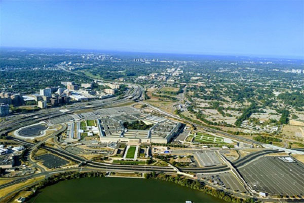 Pentagon birds eye