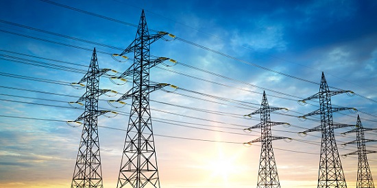 High-voltage sky background