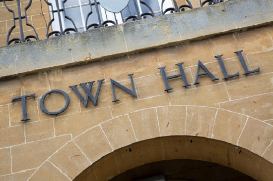 Town Hall Sign